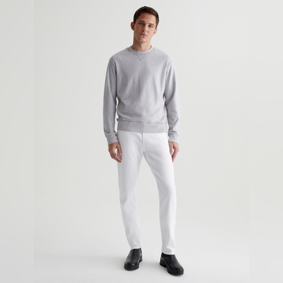 NWOT AG Men’s Everett Slim Straight White Jeans - Picture 5 of 8